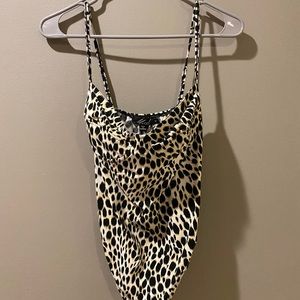 Motel cheetah print bodysuit